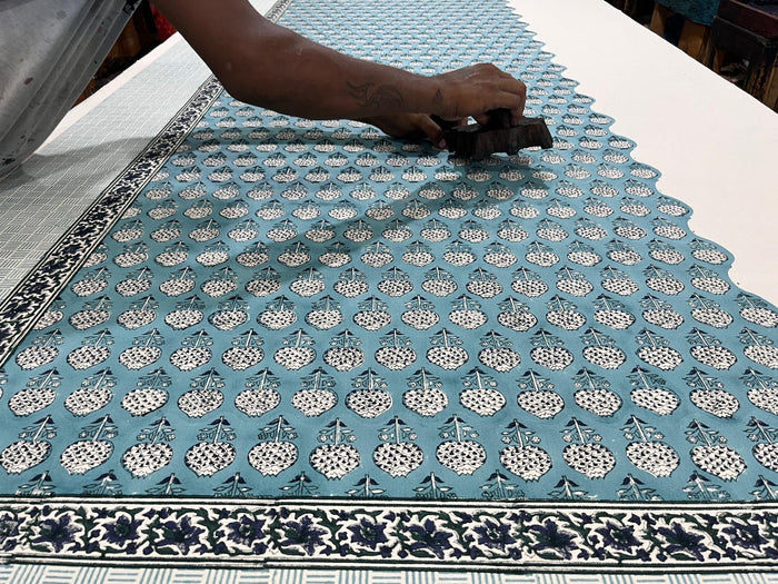 Block-printing process