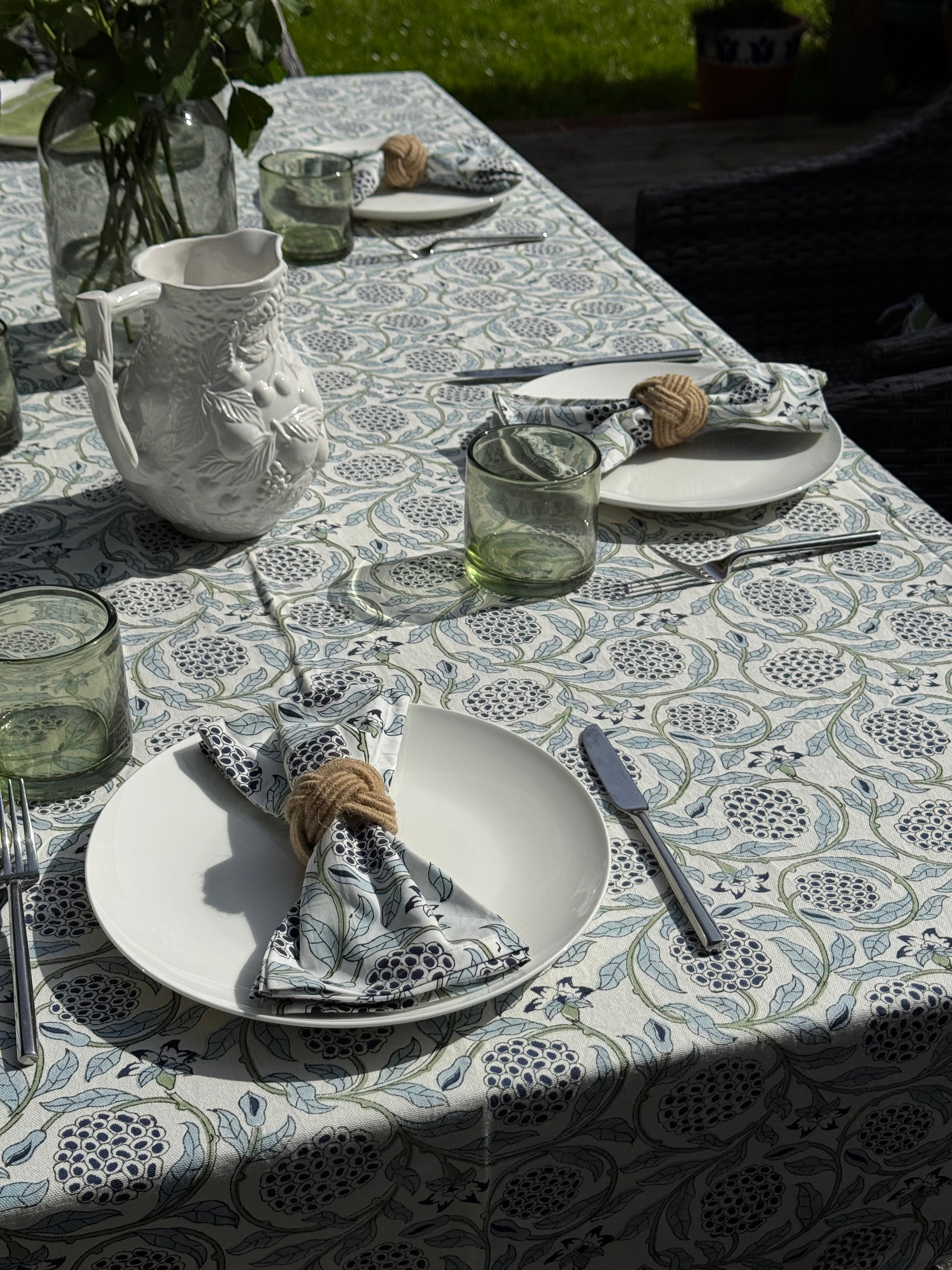 Jaipur Blue Jaal Napkins