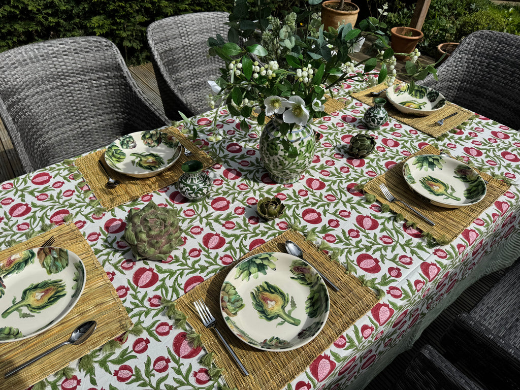 Pink Anaar Tablecloth