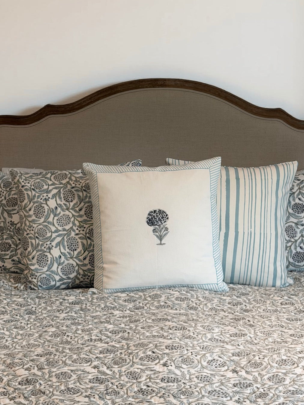 Jaipur Blue Jaal Cushion Cover