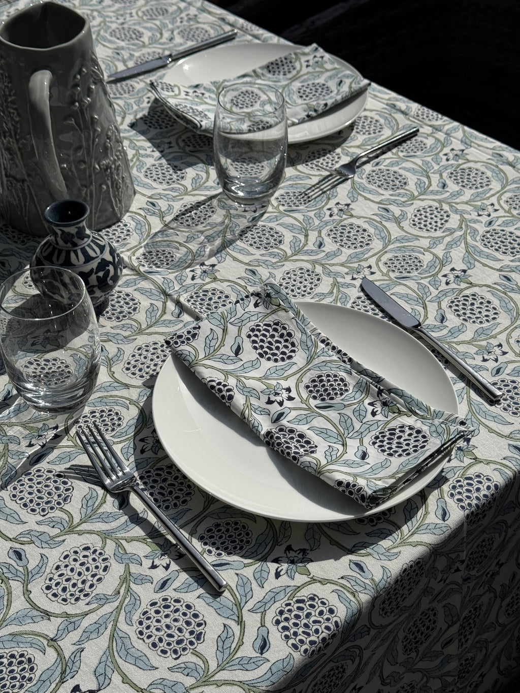 Jaipur Blue Jaal Napkins