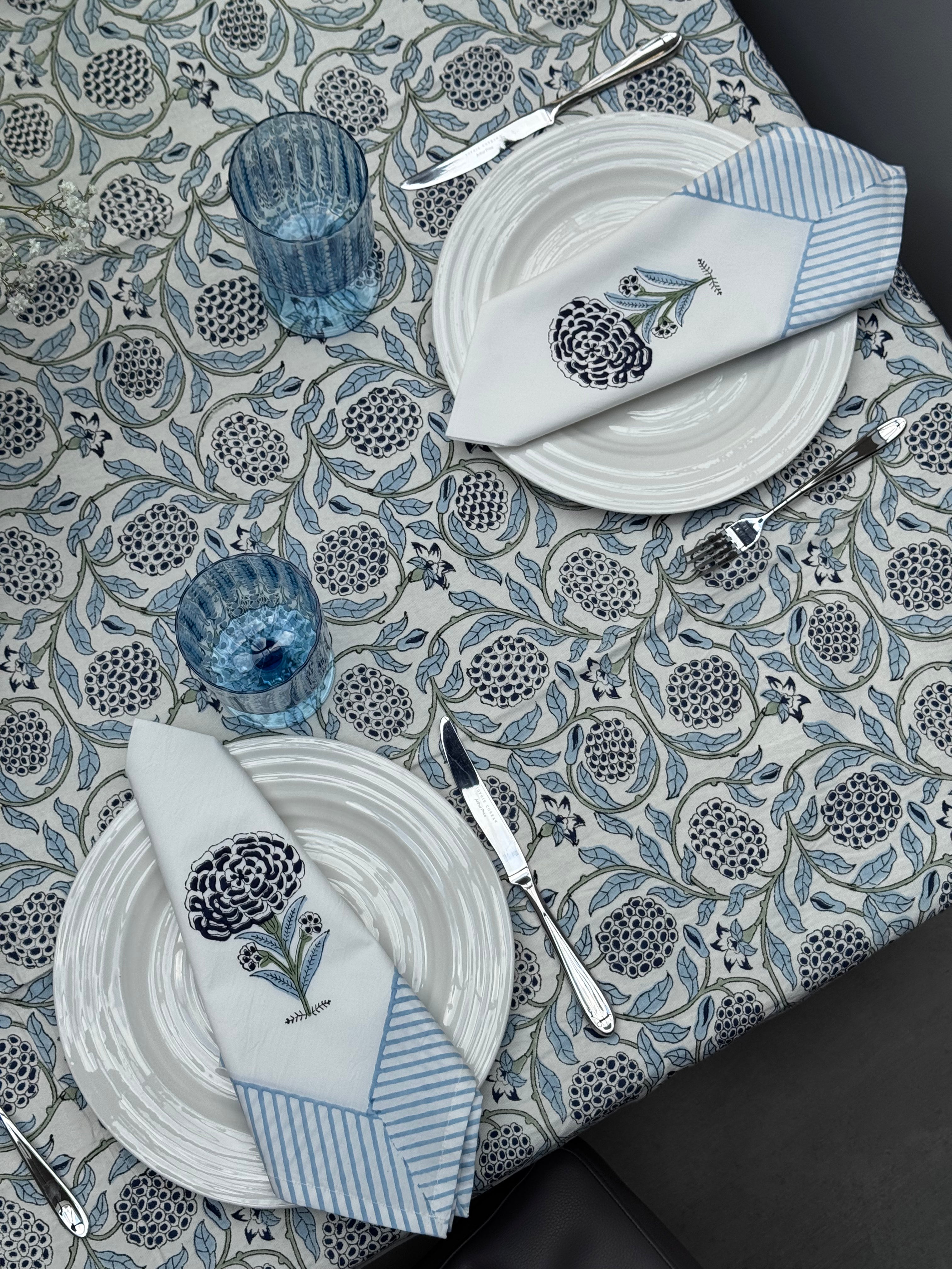 Jaipur Blue Butti Napkins