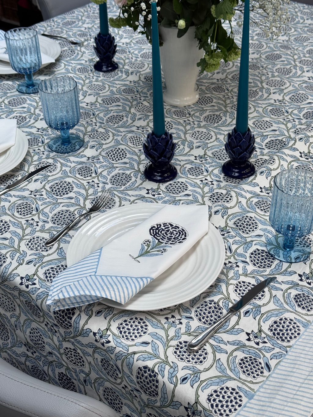 Jaipur Blue Butti Napkins