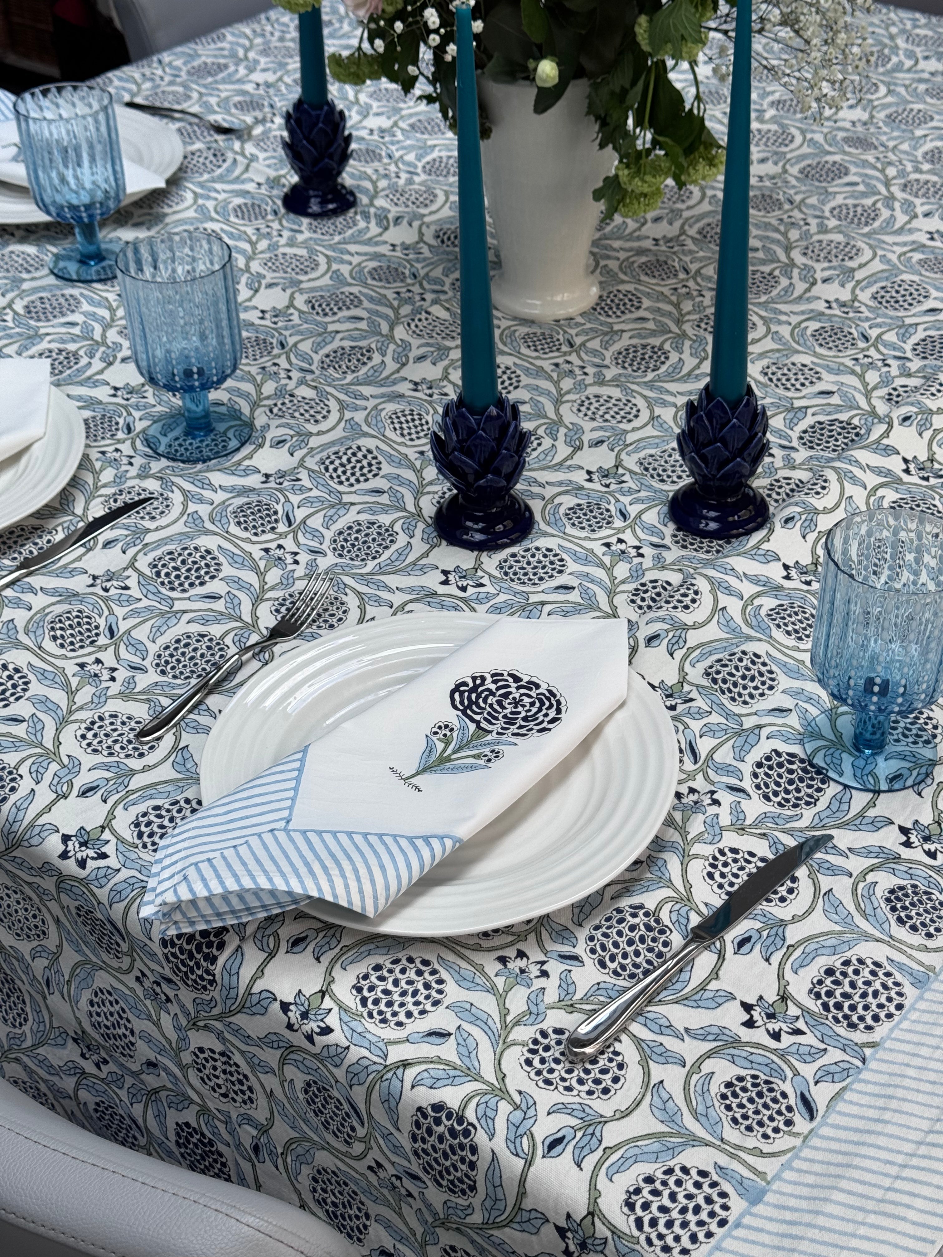 Jaipur Blue Butti Napkins