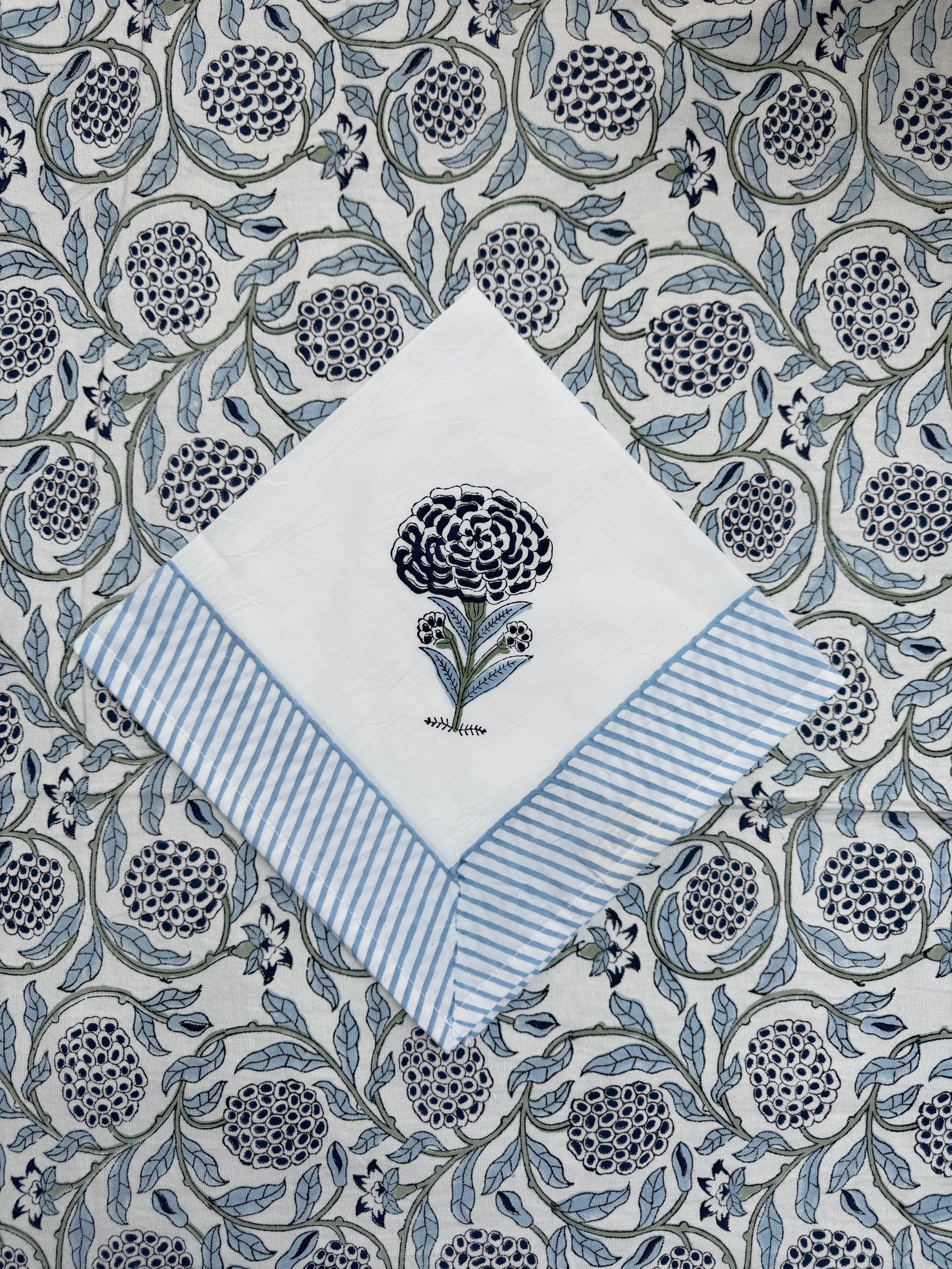 Jaipur Blue Butti Napkins