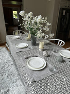 Grey Aria Tablecloth