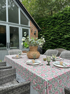 Pink Dahlia Tablecloth