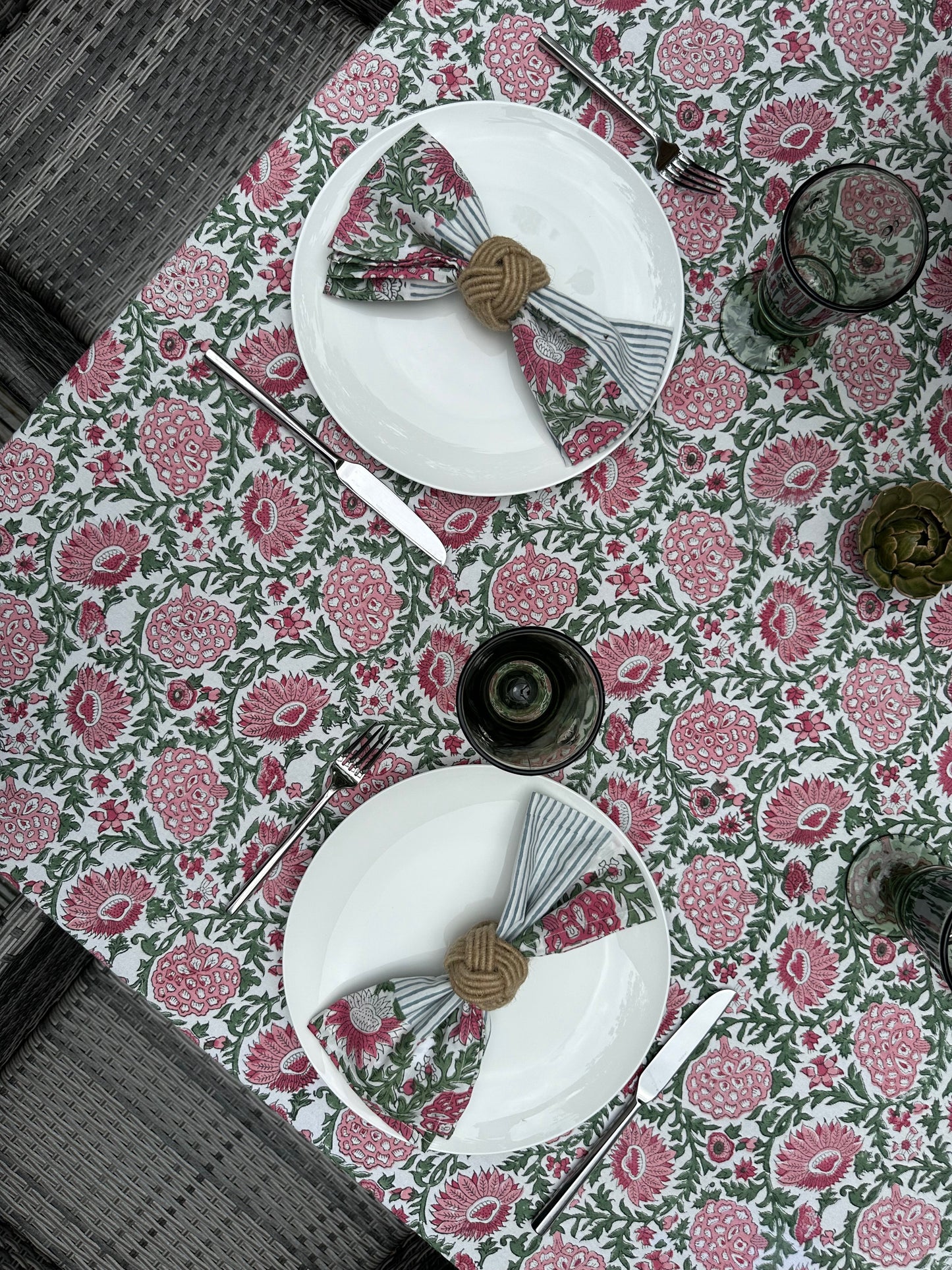 Pink Dahlia Napkins