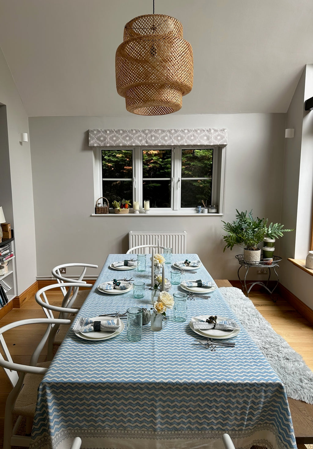Tablecloth – Light Blue Lahari