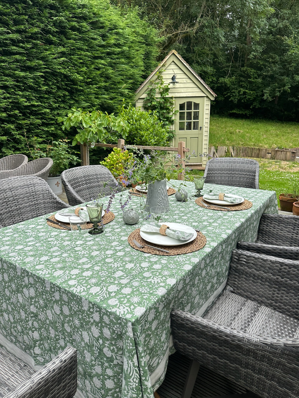 Green Neroli Tablecloth