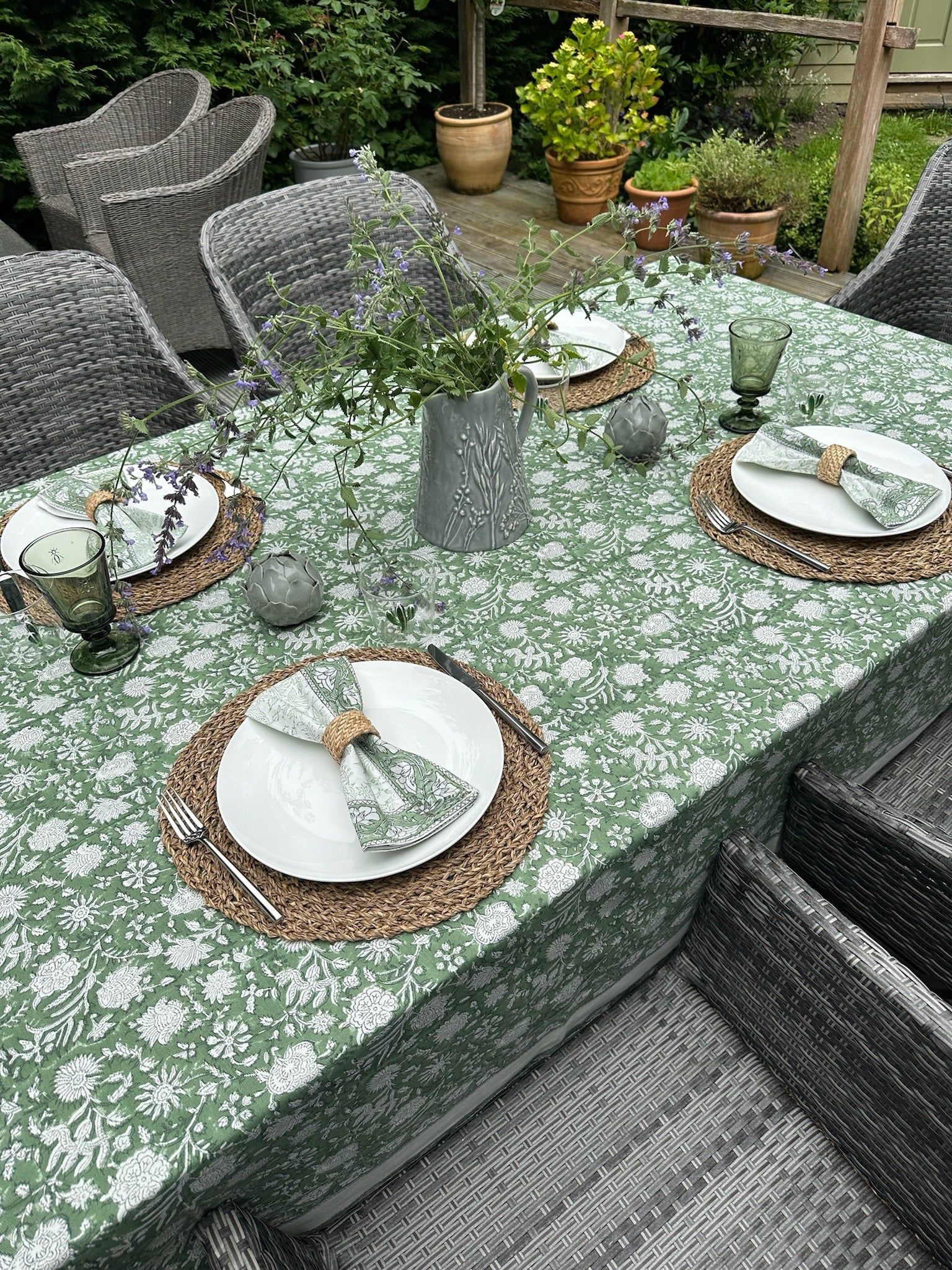Green Neroli Tablecloth