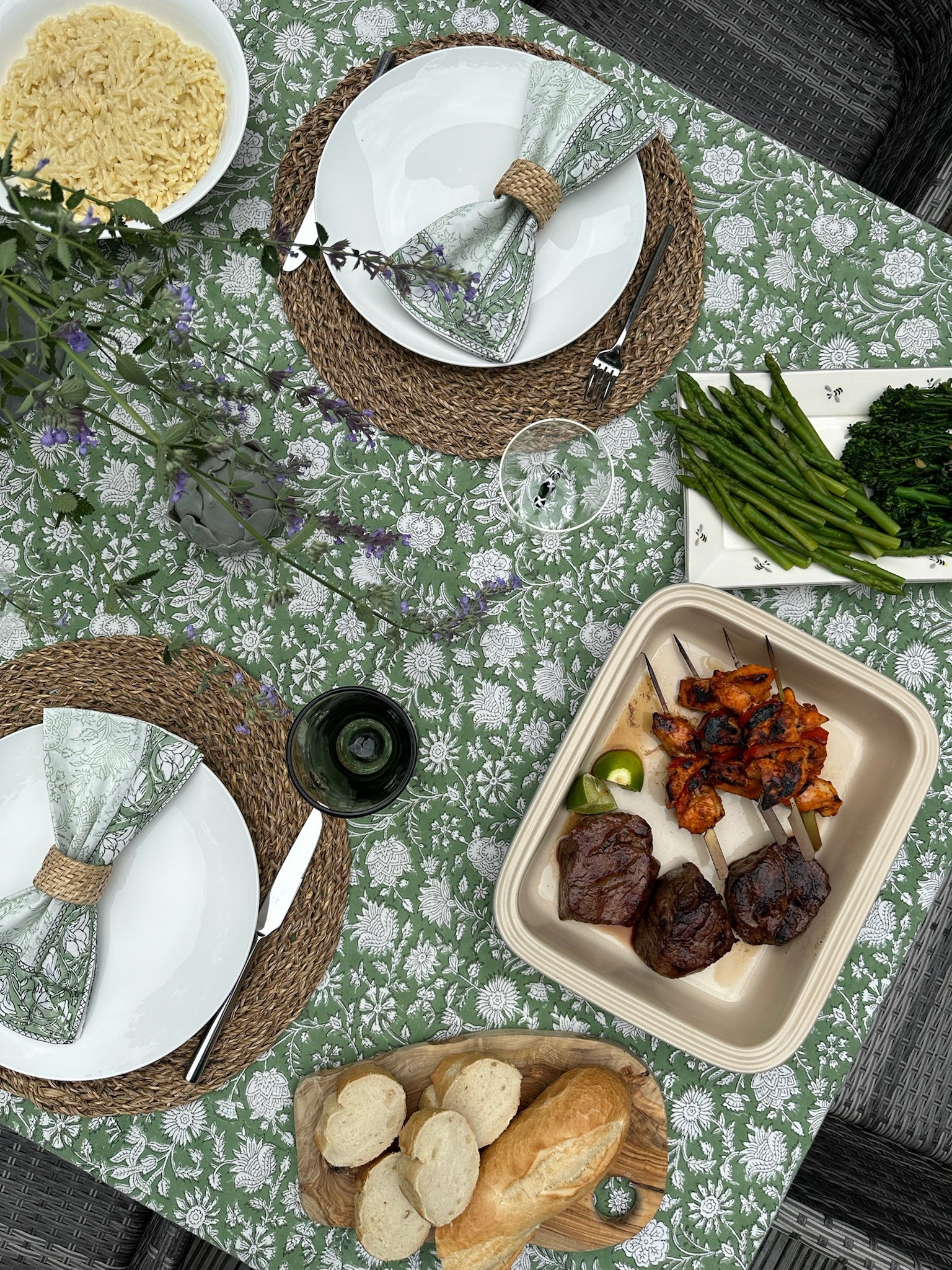Green Neroli Tablecloth