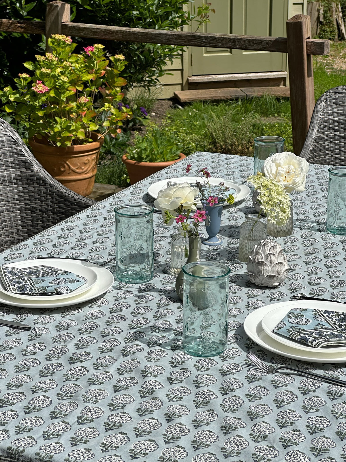 Tablecloth – Light Blue Matki