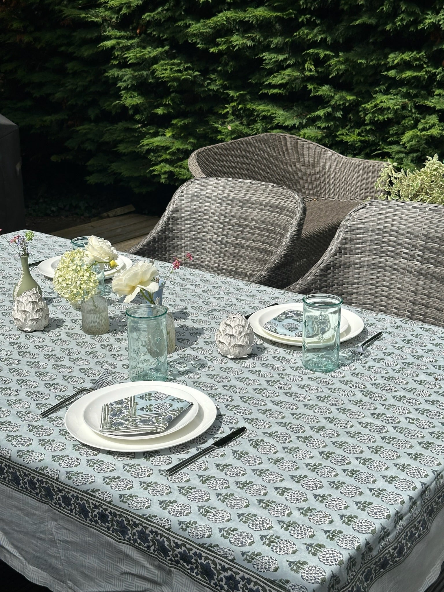 Light Blue Matki Napkins