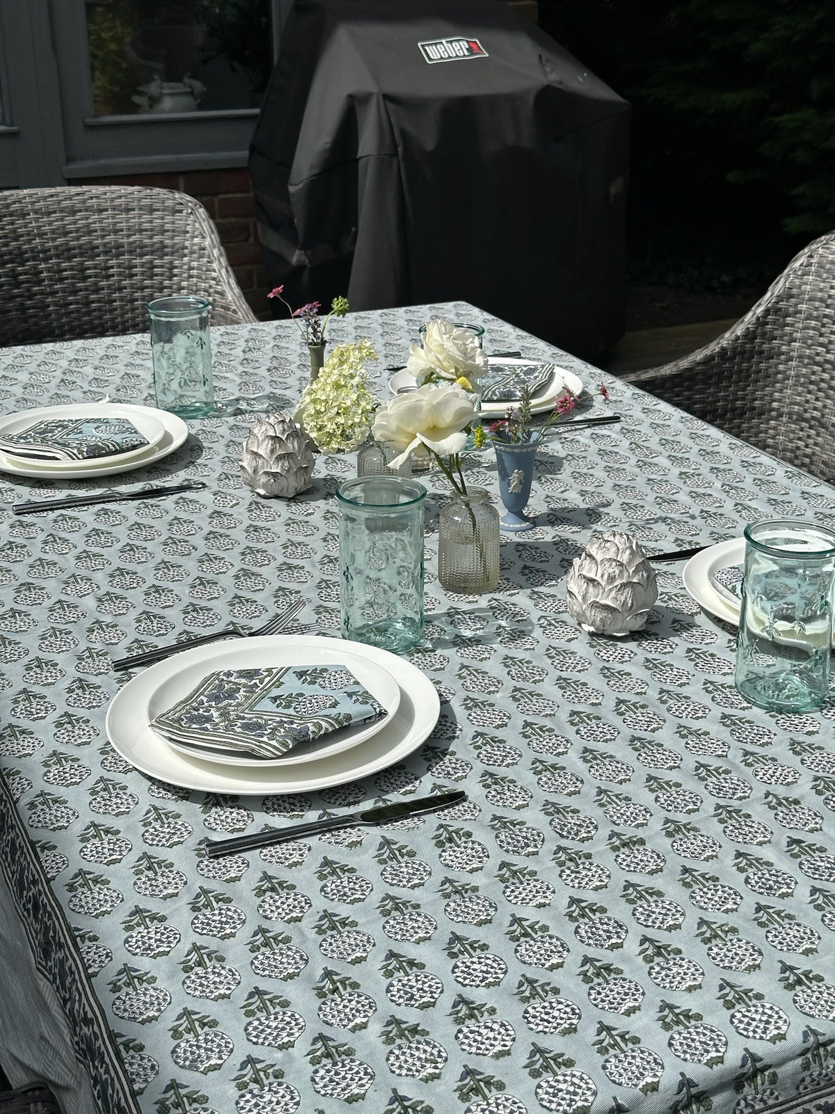 Tablecloth – Light Blue Matki