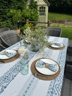 Blue Mandoli Tablecloth