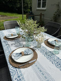 Blue Mandoli Tablecloth