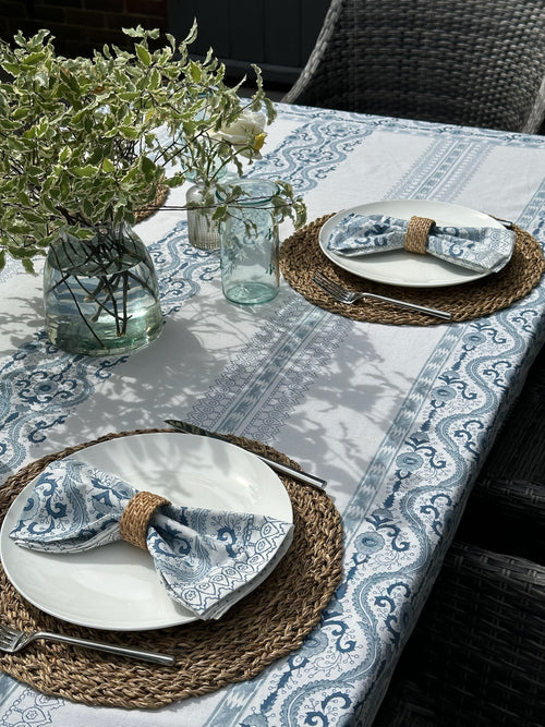 Blue Mandoli Napkins