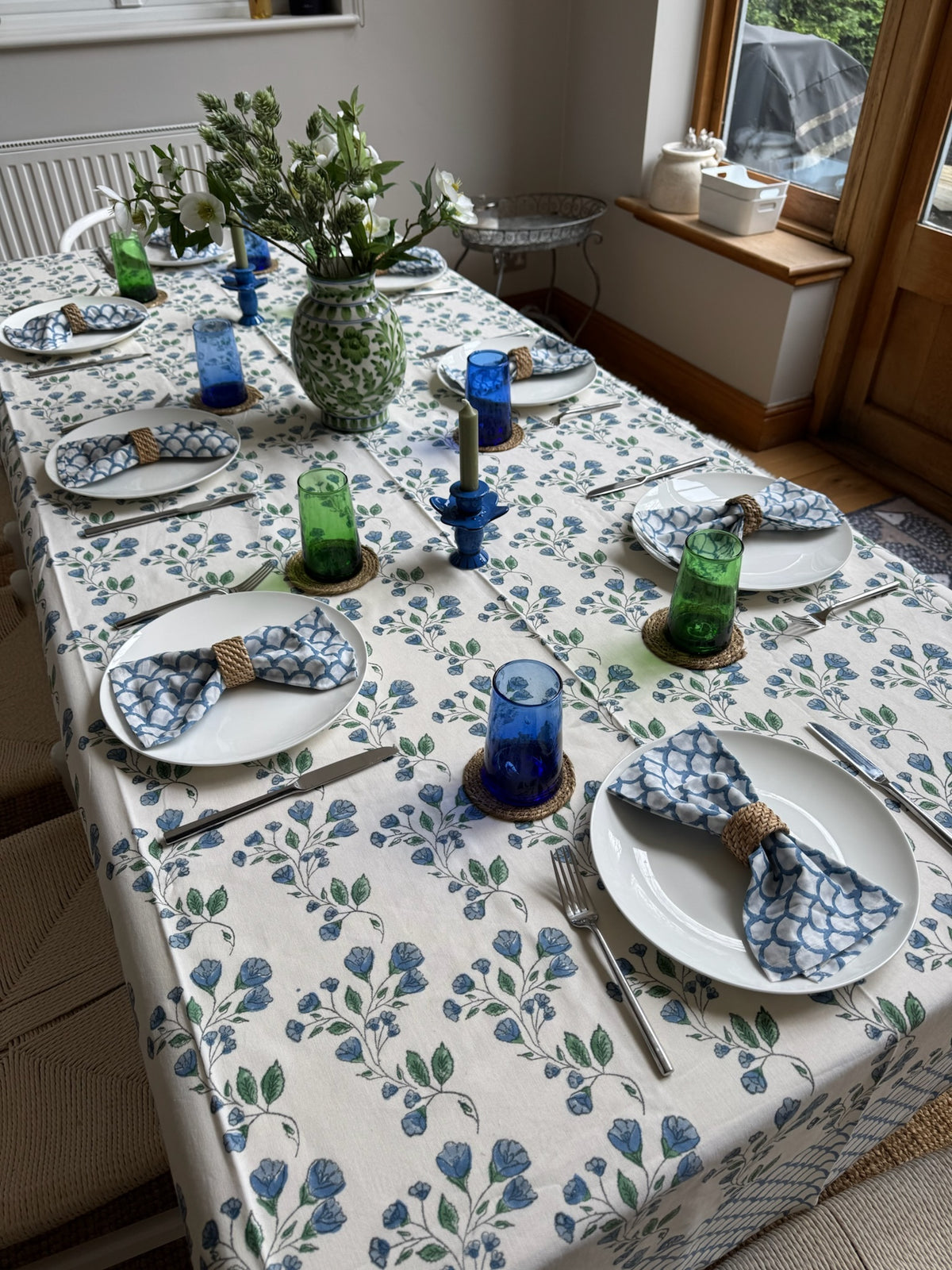 Tablecloth – Blue Wildflower