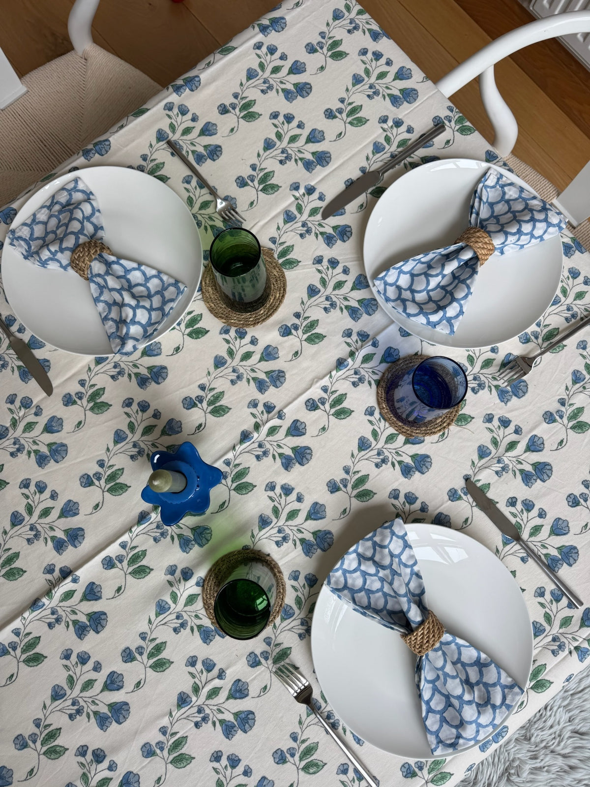 Napkins – Blue Wildflower