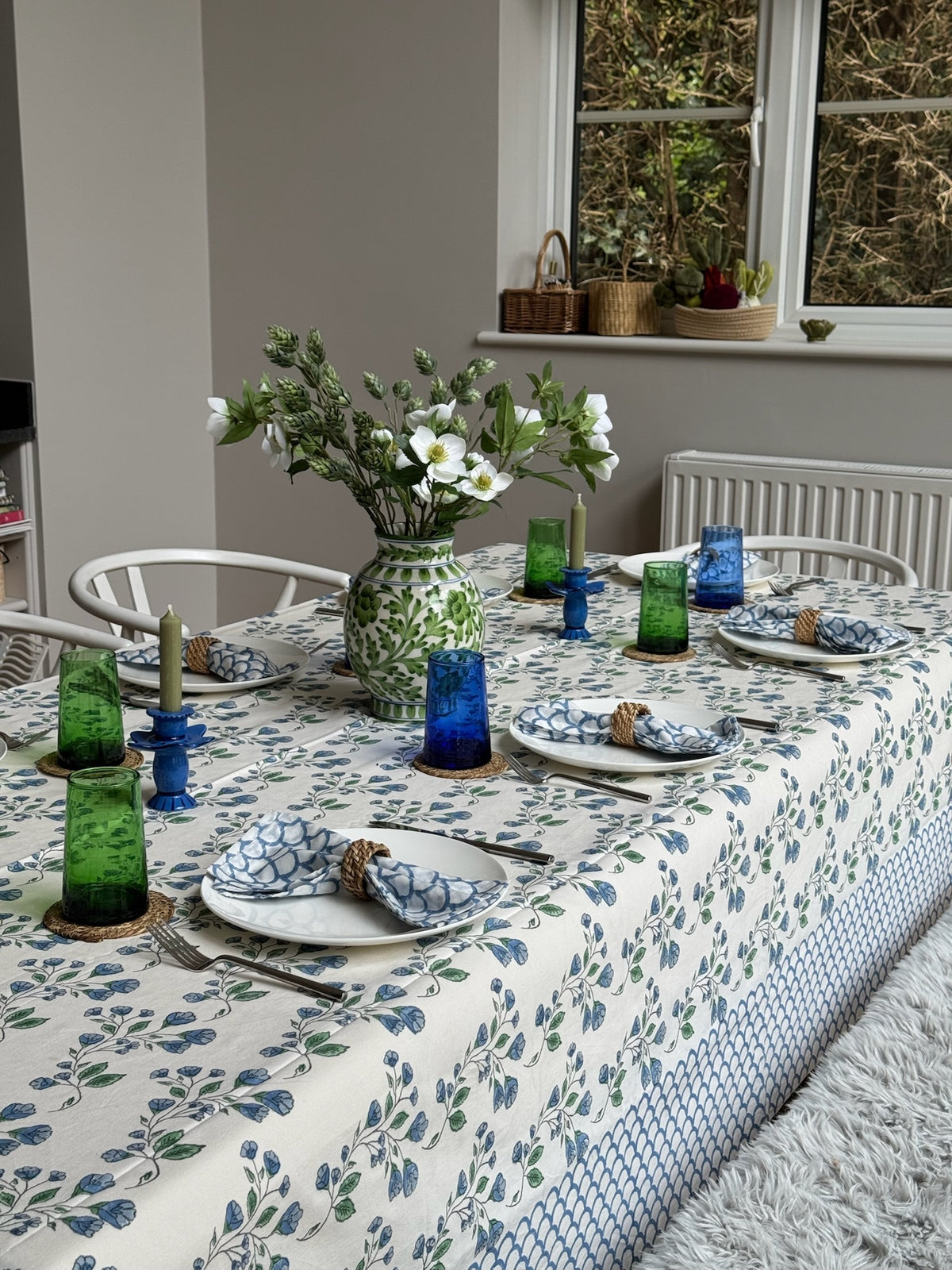 Tablecloth – Blue Wildflower