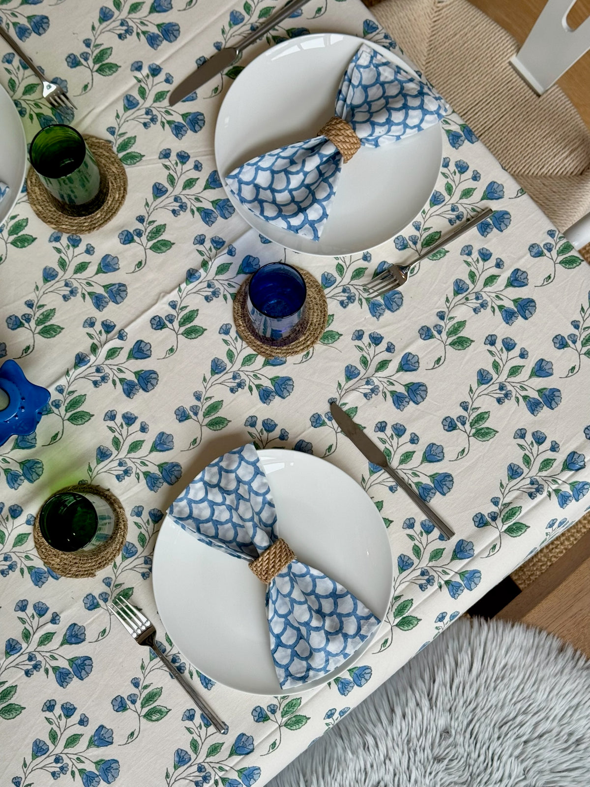 Napkins – Blue Wildflower