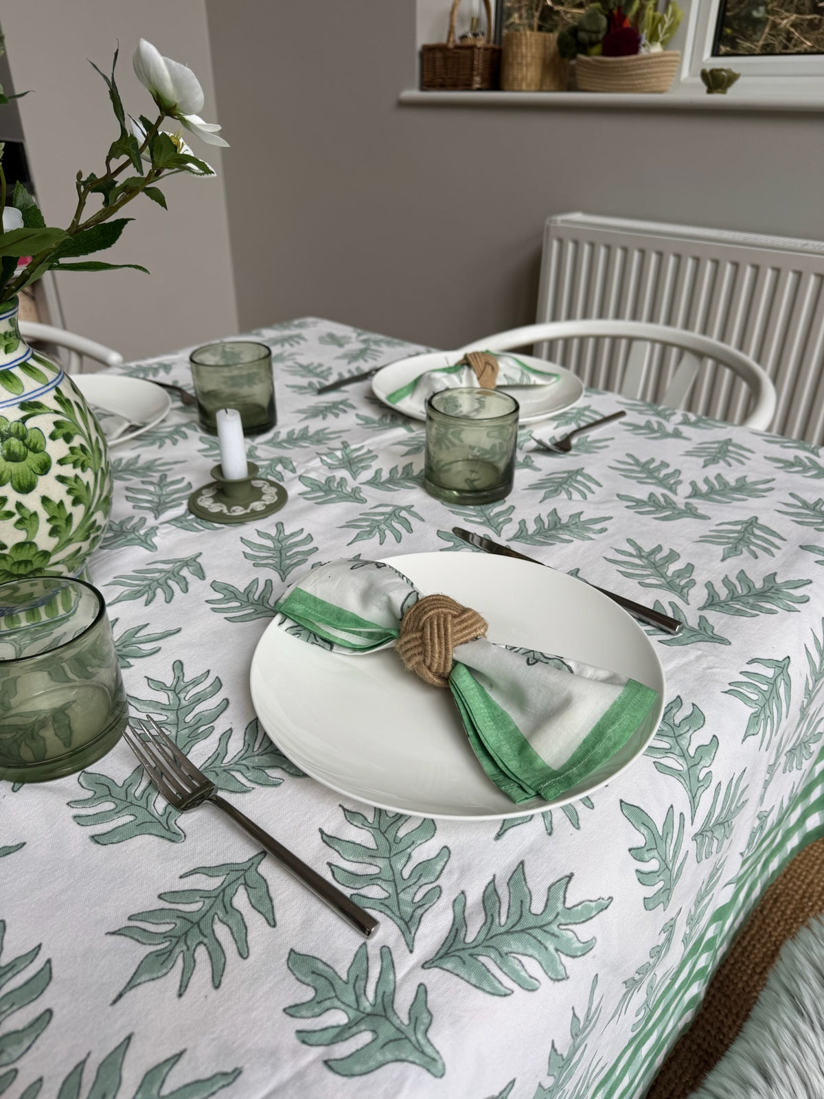 Tablecloth – Green Patti