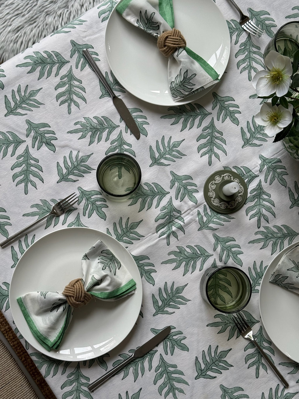 Tablecloth – Green Patti