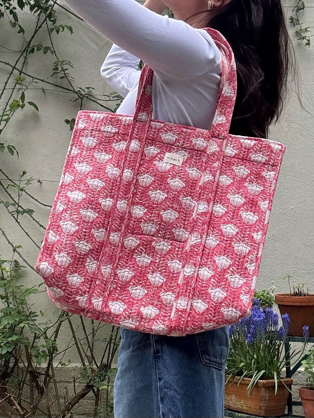 Tote bag – Pink Tulip