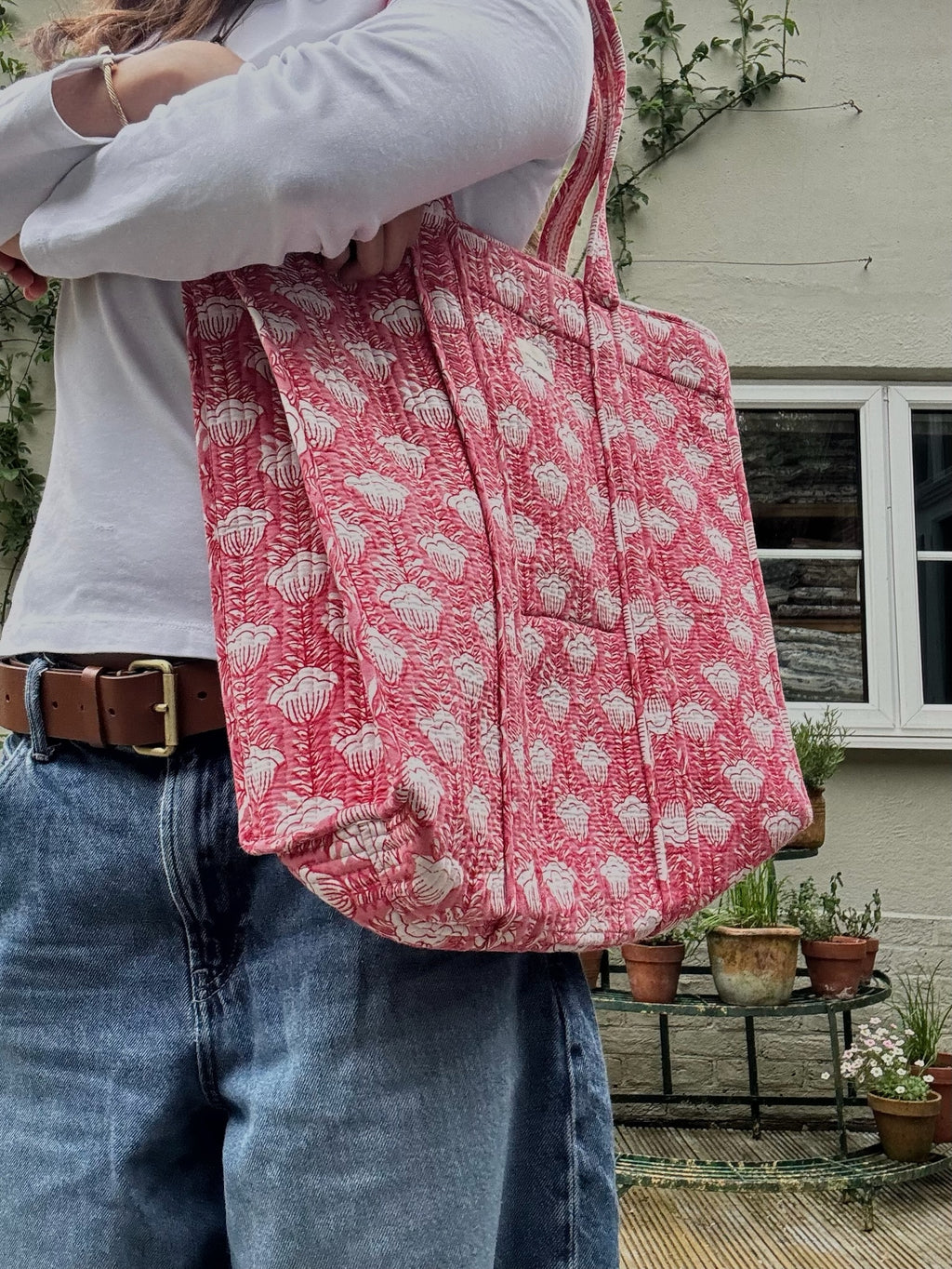 Tote bag – Pink Tulip