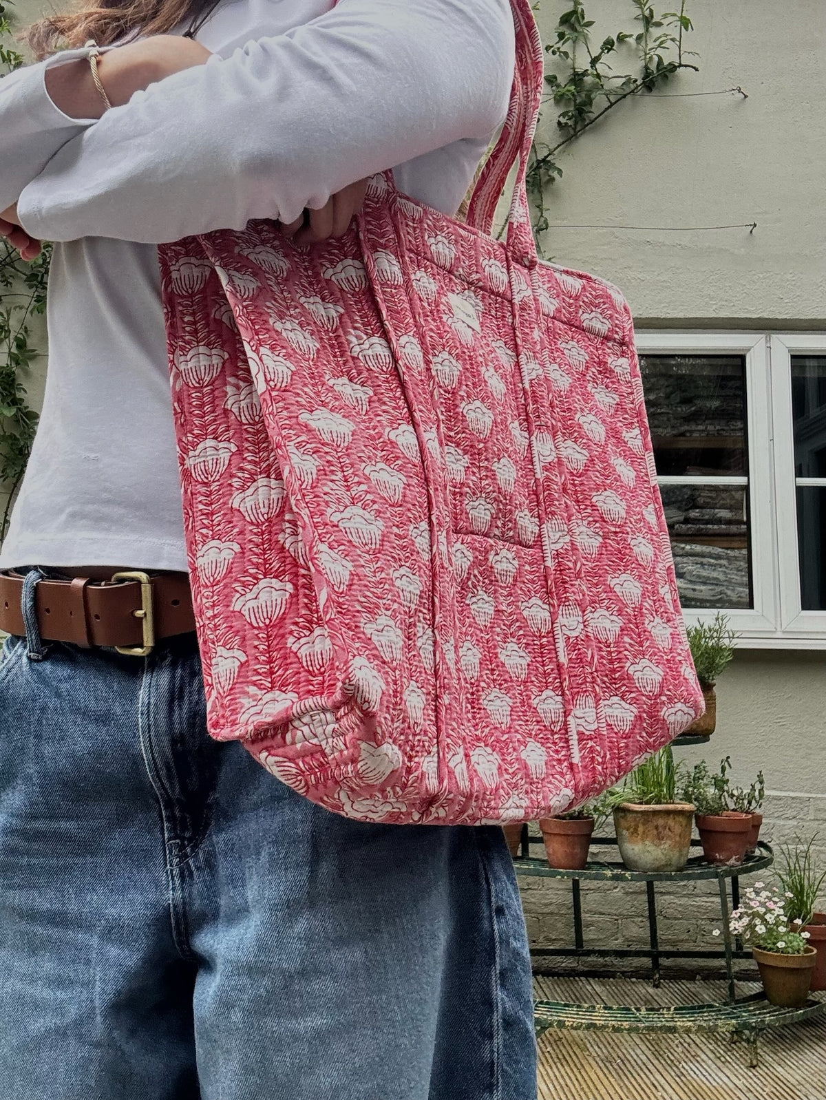 Tote bag – Pink Tulip