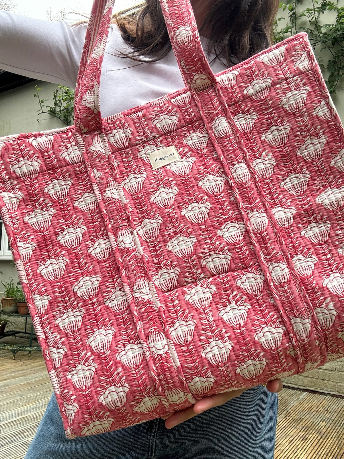 Tote bag – Pink Tulip