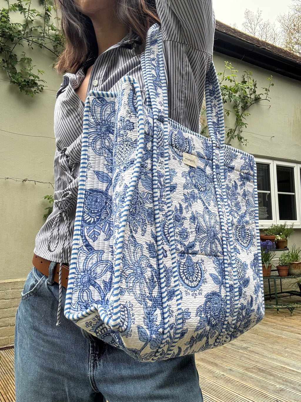 Tote bag – Blue Pottery