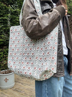 Tote bag – Grey Flower
