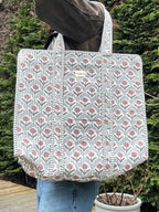 Tote bag – Grey Flower