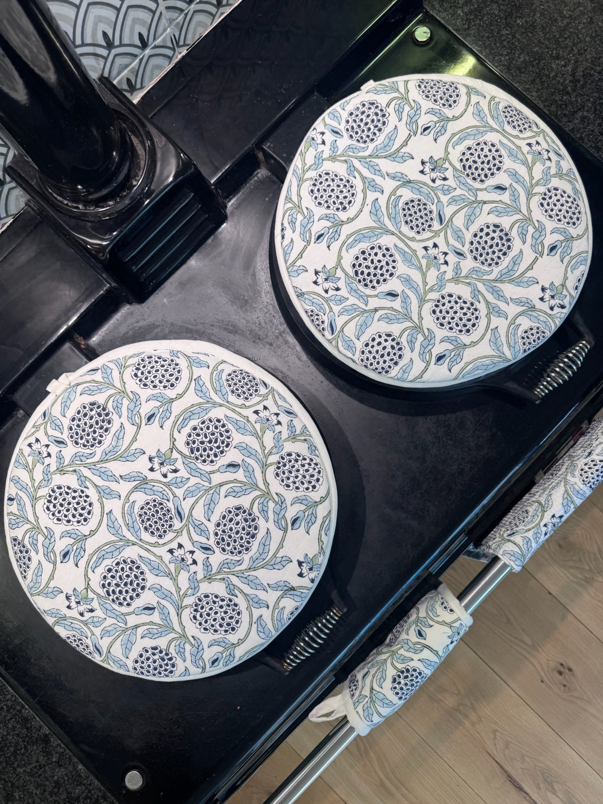 Aga Cover – Jaipur Blue Jaal