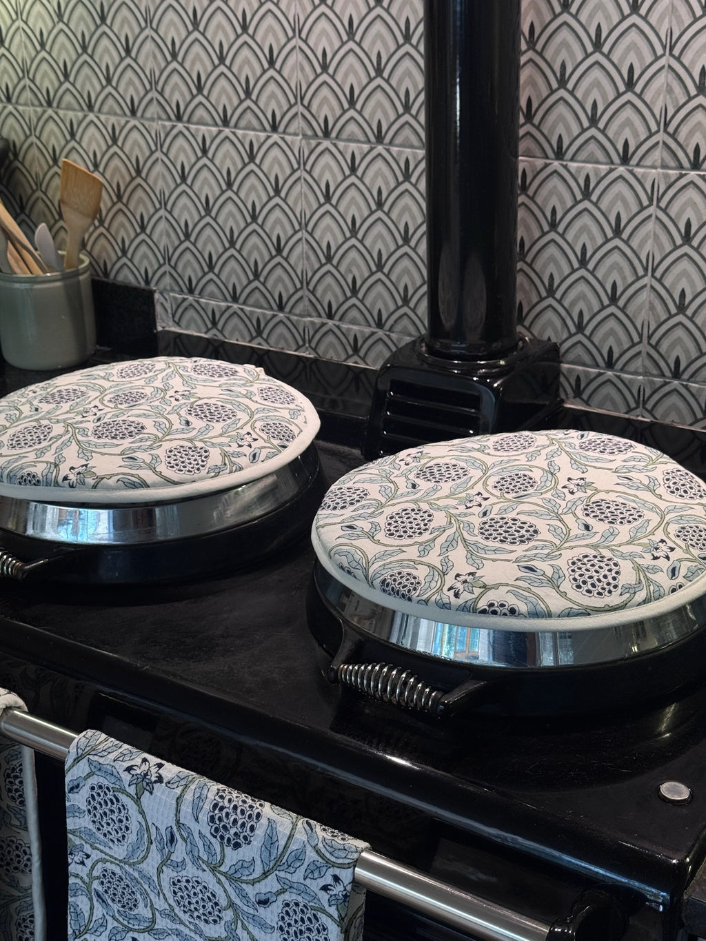Aga Cover – Jaipur Blue Jaal