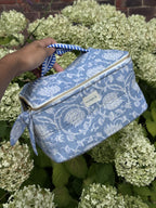 Cosmetic Case – Light Blue Jaal