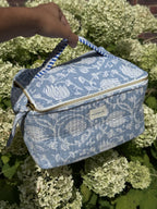 Cosmetic Case – Light Blue Jaal