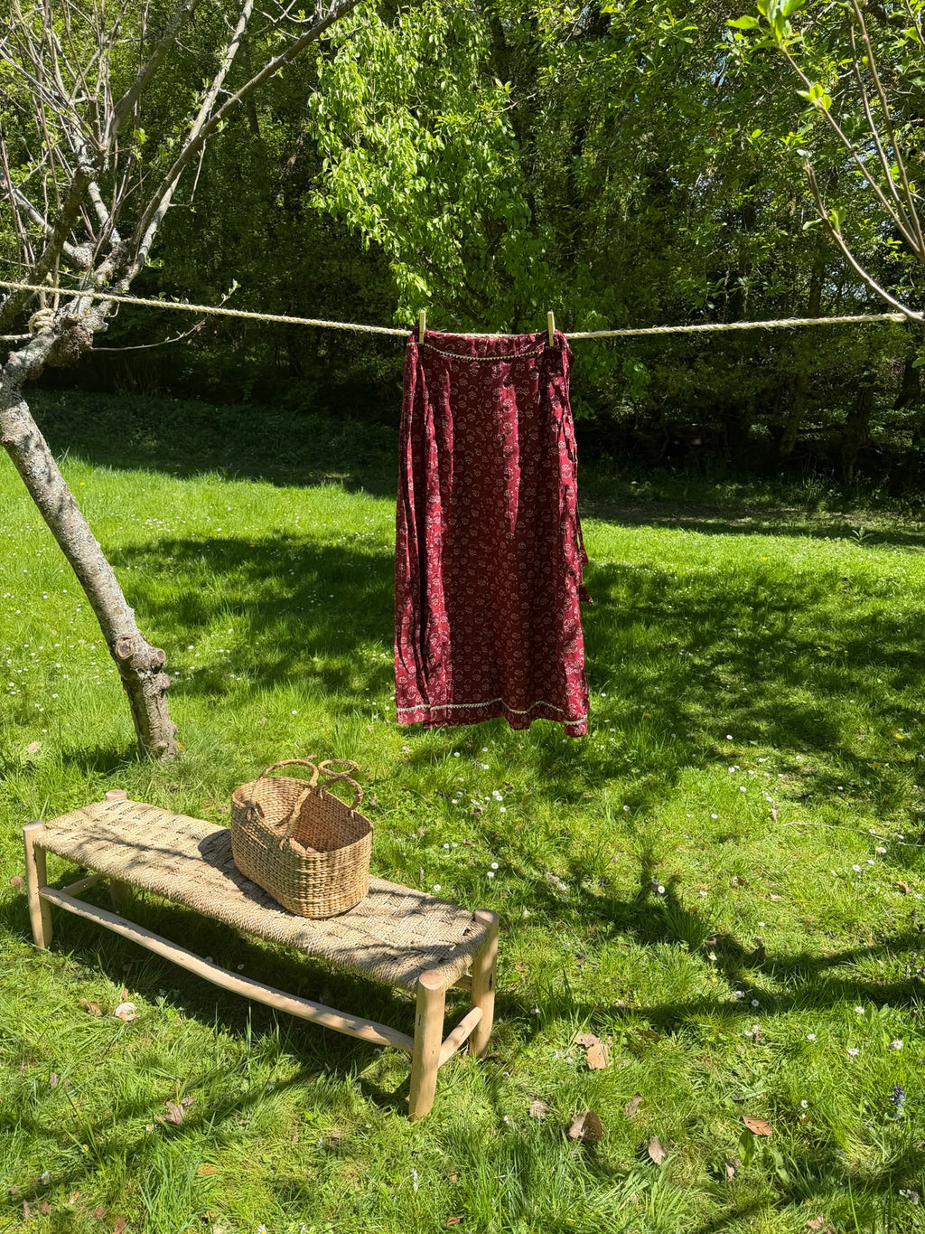 Skirts -  Maroon Daisy