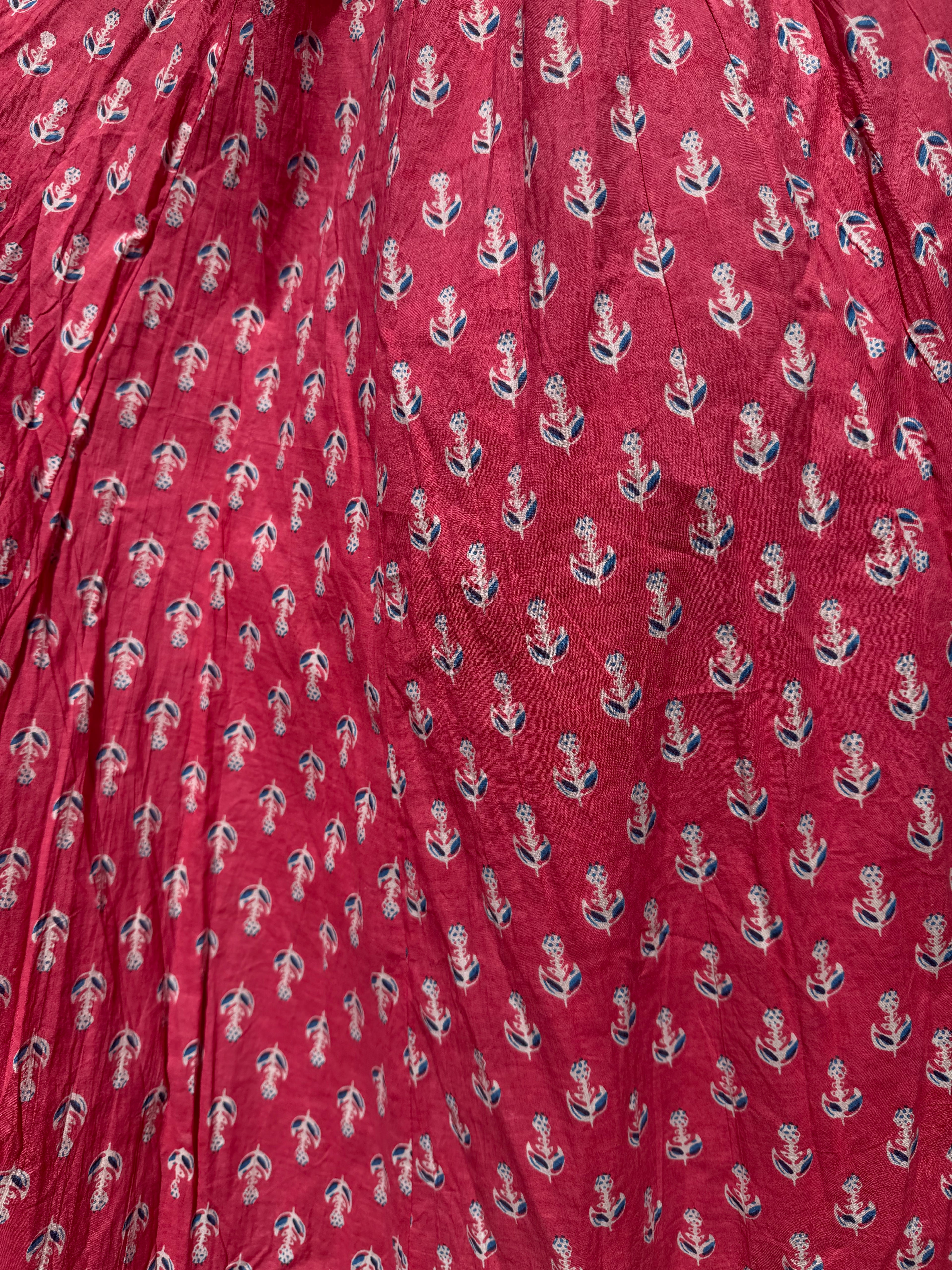 Pink Tulip Long Skirt