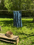 Blue Floral Long Skirt