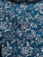 Blue Floral Long Skirt