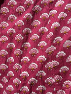 Pink Floral Long Skirt
