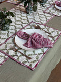 Placemat & Napkin Set - Christmas Trellis